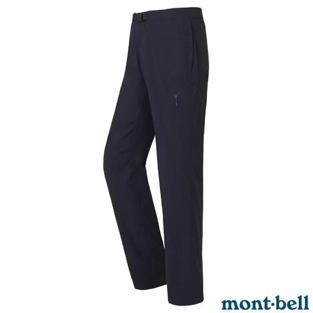 【mont-bell】男 LIGHT PANTS 輕薄運動休閒長褲.登山健行褲.多口袋褲/1105661 BKNV 黑藍✿30E010